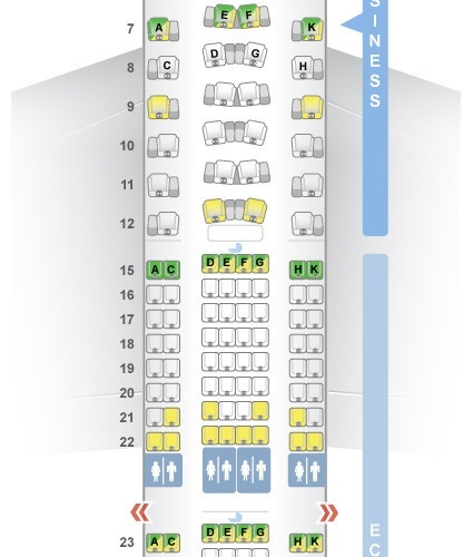 Etihad_Airways_Airbus_A330-300 Sitzplätze