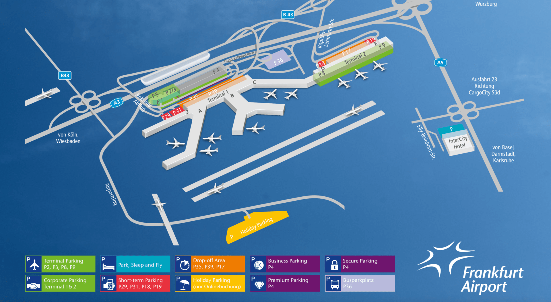 Parken am Flughafen Frankfurt - Tipps & Preise - Airguru.de