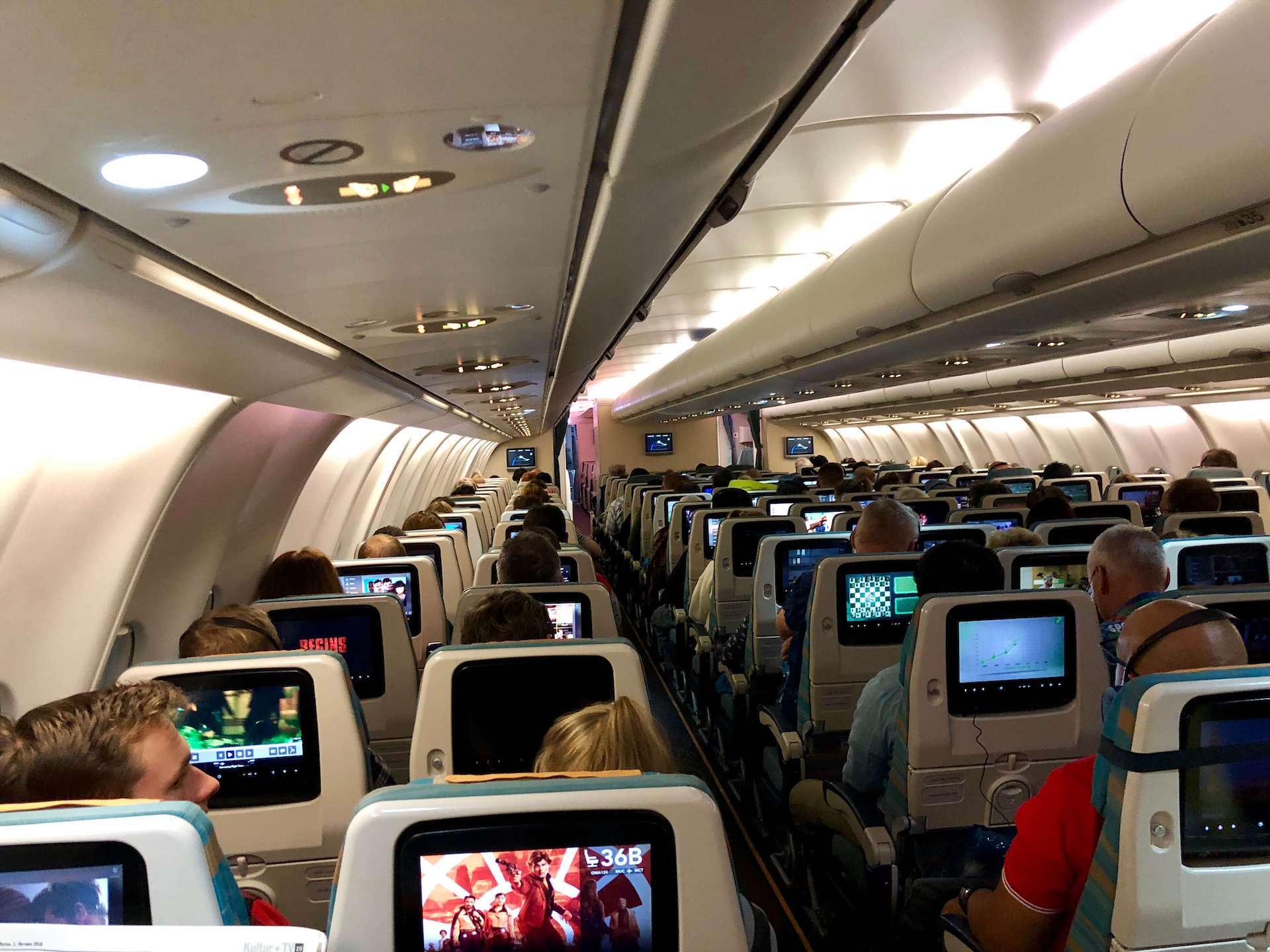 Oman Air Kabinenlayout Airbus A330