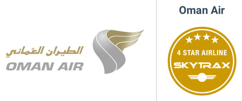 Oman Air SkyTrax Testsiegel