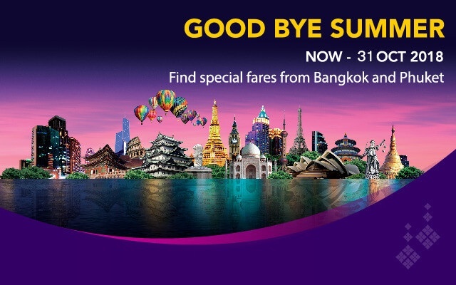 Thai Airways Goodbye Summer Bangkok + Phuket