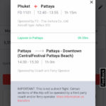 Phuket Pattaya AirAsia Kombiticket