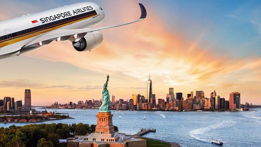 Singapore Airlines Prag - New York ab 213€ One Way Sommer 2019