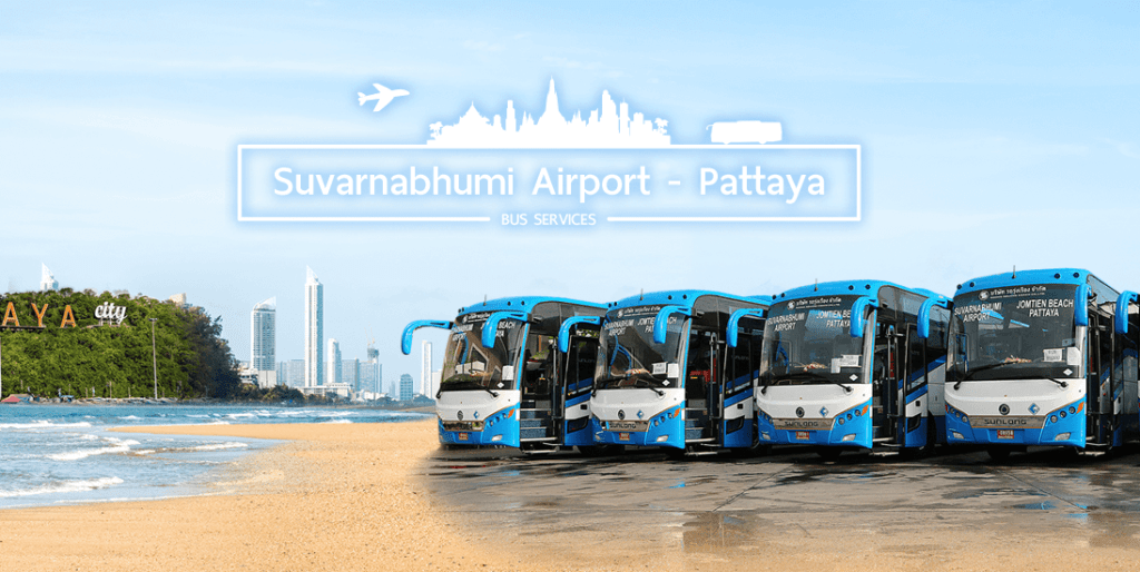 Airport Bus Pattaya zum Bangkok Suvarnabhumi Airport (BKK)