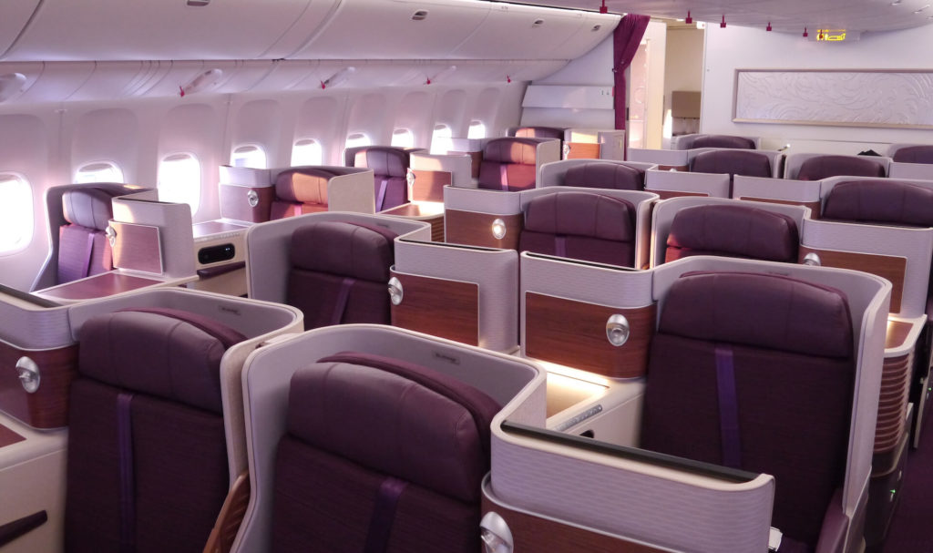 Thai Airways Business Class Inland Erfahrungen & Test - Royal Silk