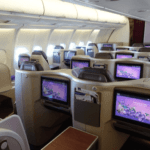 Thai Airways Royal Silk Business Class - Neuer Airbus A330 Inland Kabine