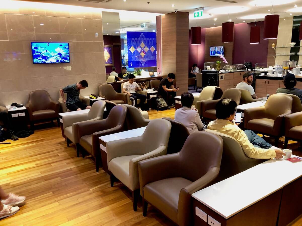 Thai Royal Silk Domestic Lounge Chiang Mai Sitzbereich