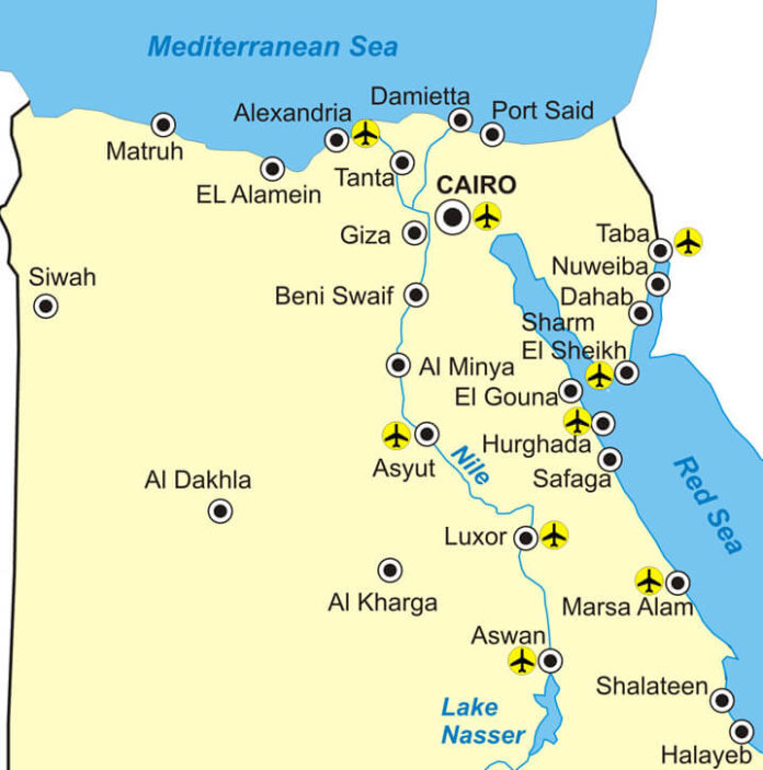 Хургада и шарм на карте египта. Аэропорты Египта на карте. Мерса-Матрух Египет на карте. Марса-Алам Египет на карте. Порт Дамиетта Египет на карте.
