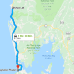 Phuket Flughafen nach Khao Lak Entferunung - Dauer