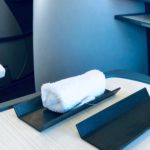 Das heiße Tuch vor dem Start PAL Business Class