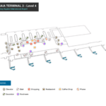 Manila Flughafen Terminal 3 Karte NAIA 3 - Ebene 4