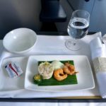 Quinoa Salat & Shrimps - Vorspeise PAL Business Class