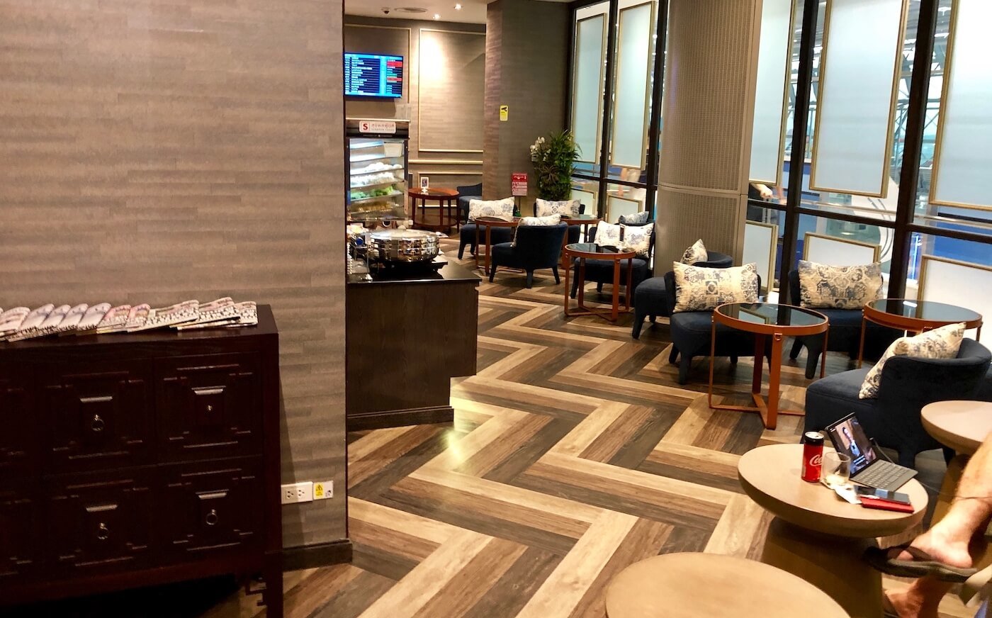 Bangkok Airways Blue Ribbon Lounge Suvarnabhumi