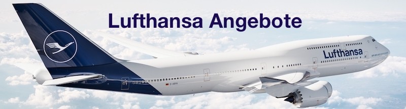 Lufthansa Angebote Banner Boeing 747