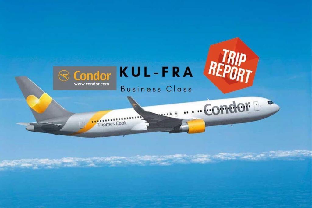 Condor Business Class Boeing 767 Kuala Lumpur - Frankfurt