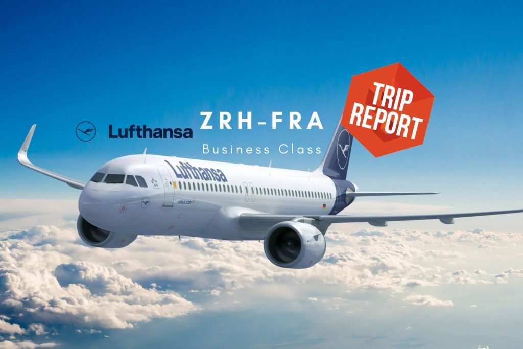 Lufthansa Business Class Airbus A320neo Zürich nach Frankfurt TripReport Airguru