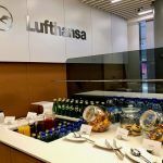 Lufthansa Lounge Dubai Snacks und Getränke