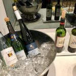 Lufthansa Lounge Dubai Wein & Champagner