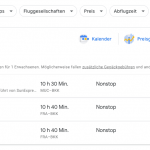 Suchergebnisse beobachten lassen Google Flüge