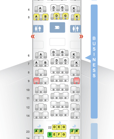 Swiss A330-300 SeatMap