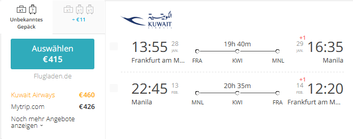 FRA-KWI-MNL-Kuwait-Airways-Jan20-415€