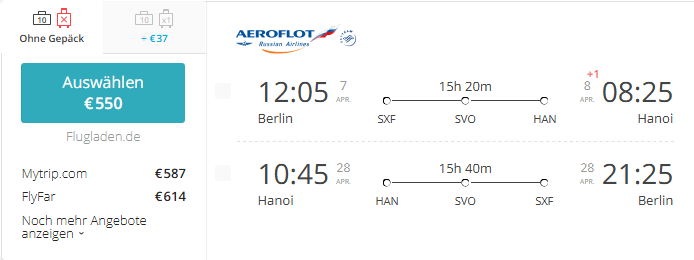 Berlin-Hanoi-Aeroflot-Airguru.de
