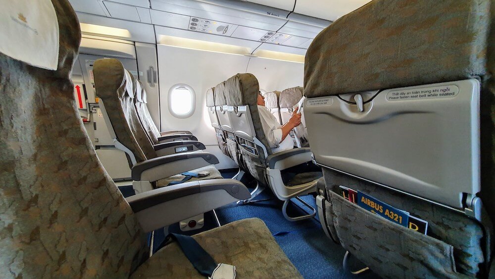 Vietnam Airlines Airbus A321 Economy Class Kabine