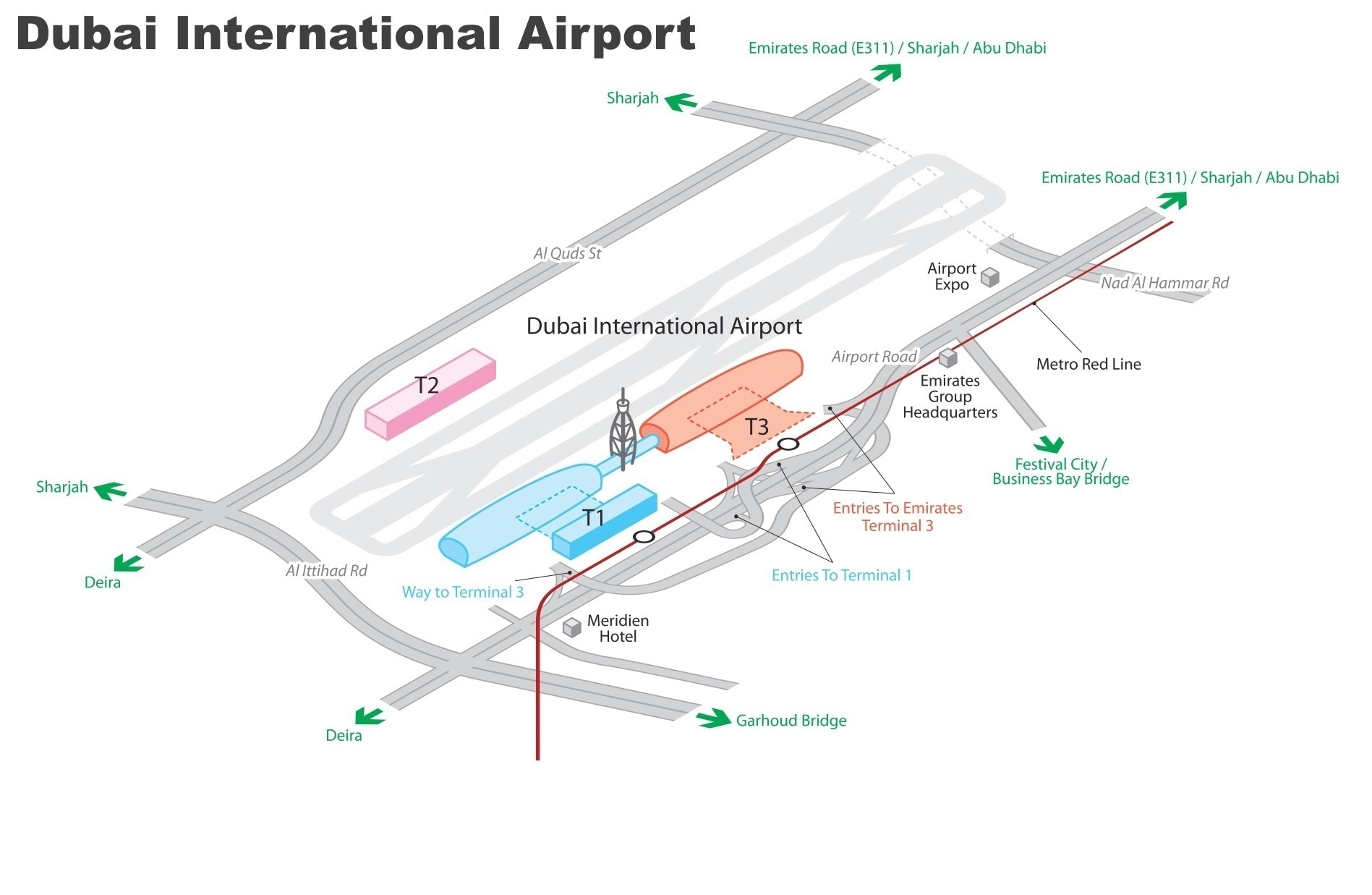Flughafen Dubai Zurechtfinden Weiterreise Infos
