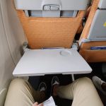 SilkAir Boeing 737-800 Economy Class Sitze Tisch