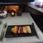 Qatar Airways Business Class Frühstück