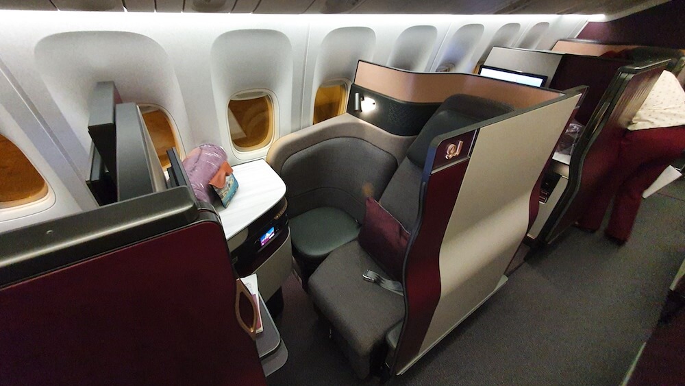 Qatar Airways Q-Suite Fensterreihe