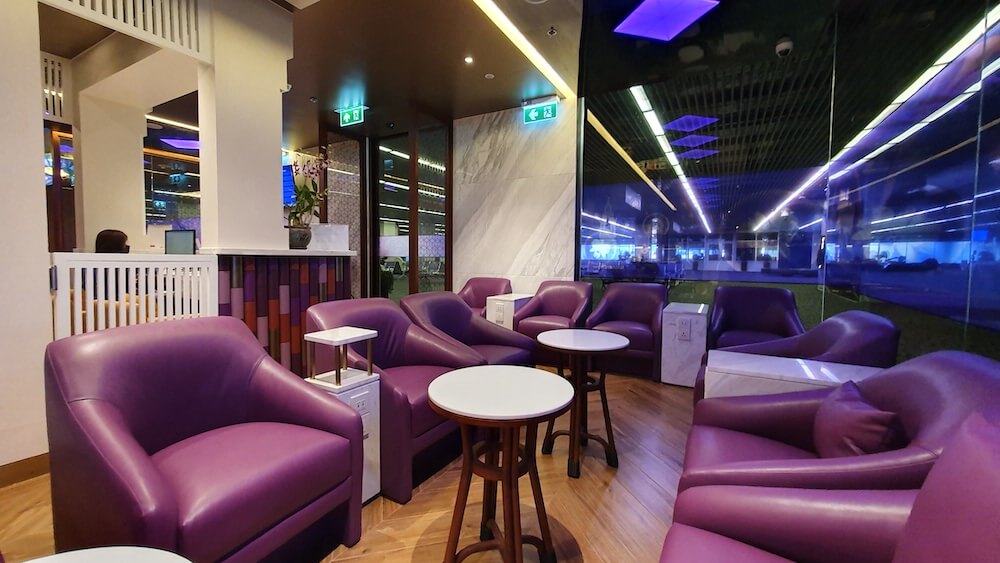 Thai Airways Royal Orchid Lounge Phuket Domestic Lounge Bereich